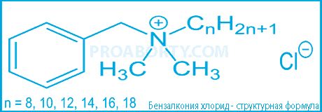 Бензалкония хлорид-структурная формула картинка